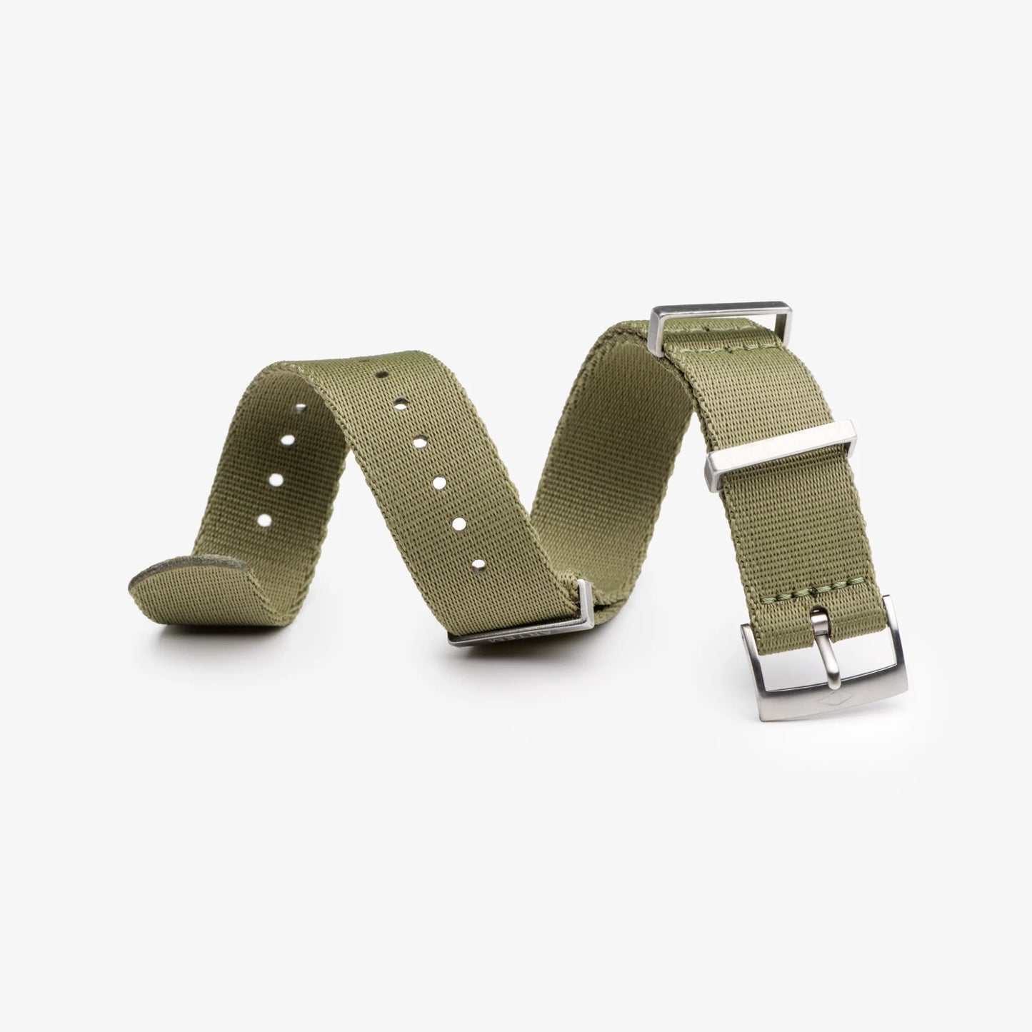 Khaki Green Nylon Watch Strap