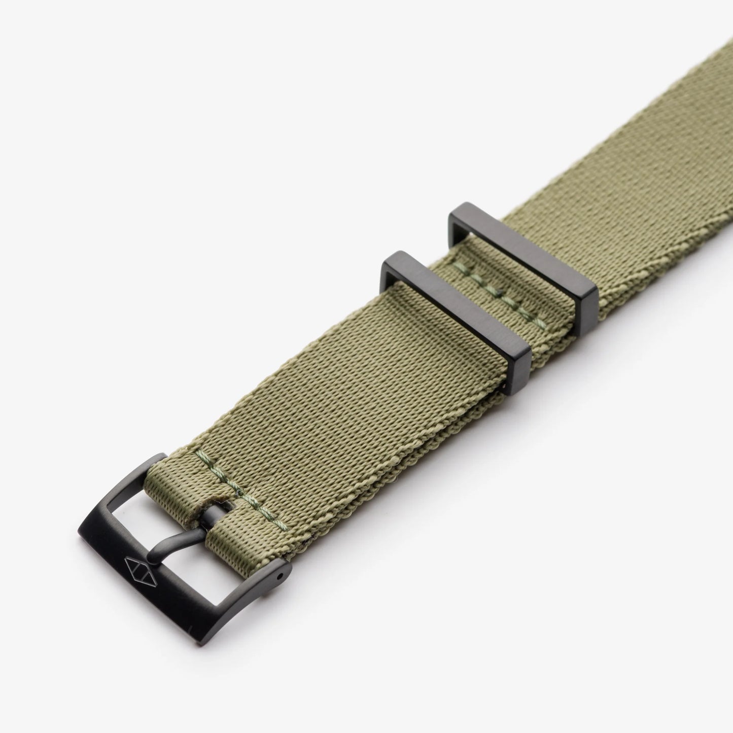 Khaki Green Nylon Watch Strap