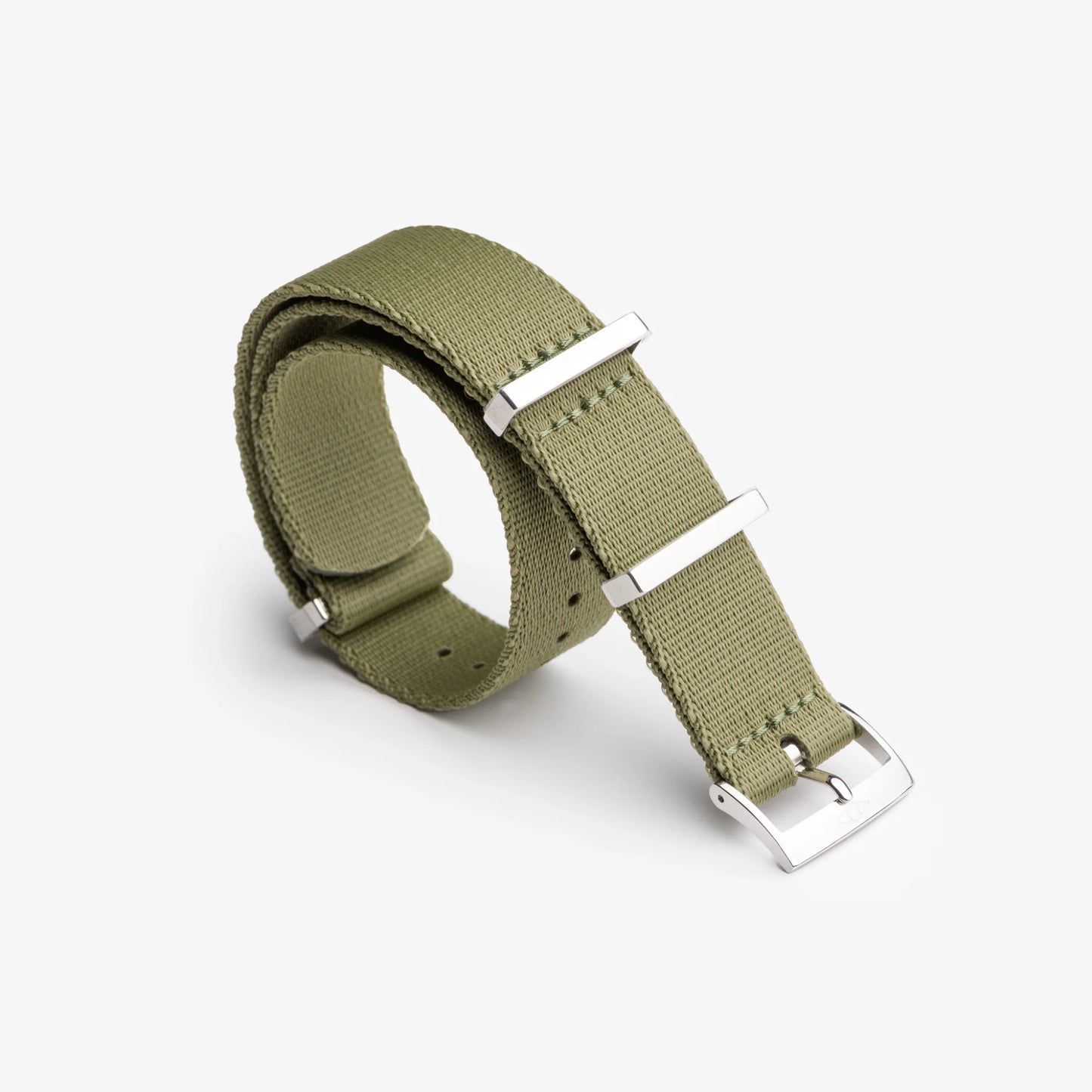 Khaki Green Nylon Watch Strap