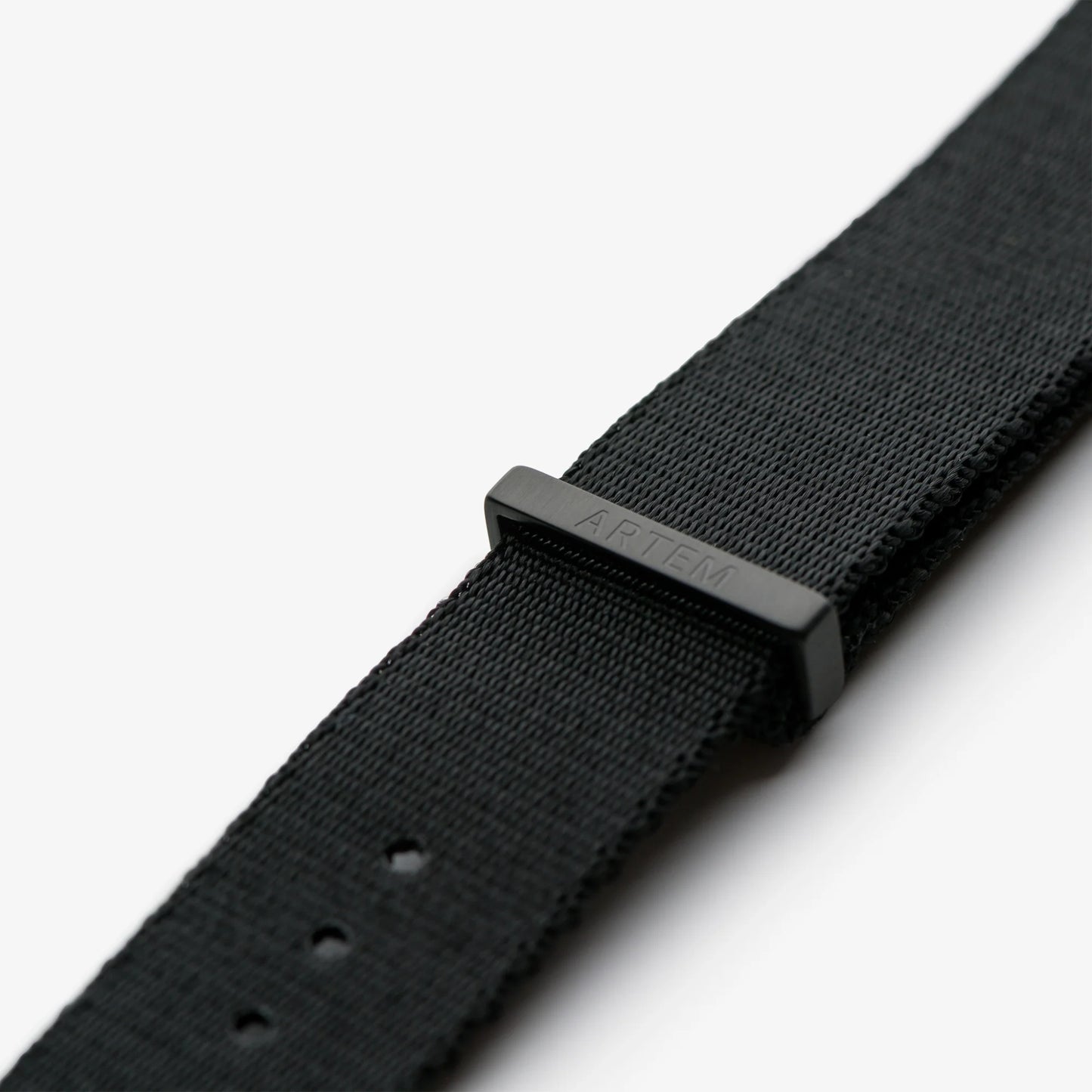 Black Nylon Watch Strap