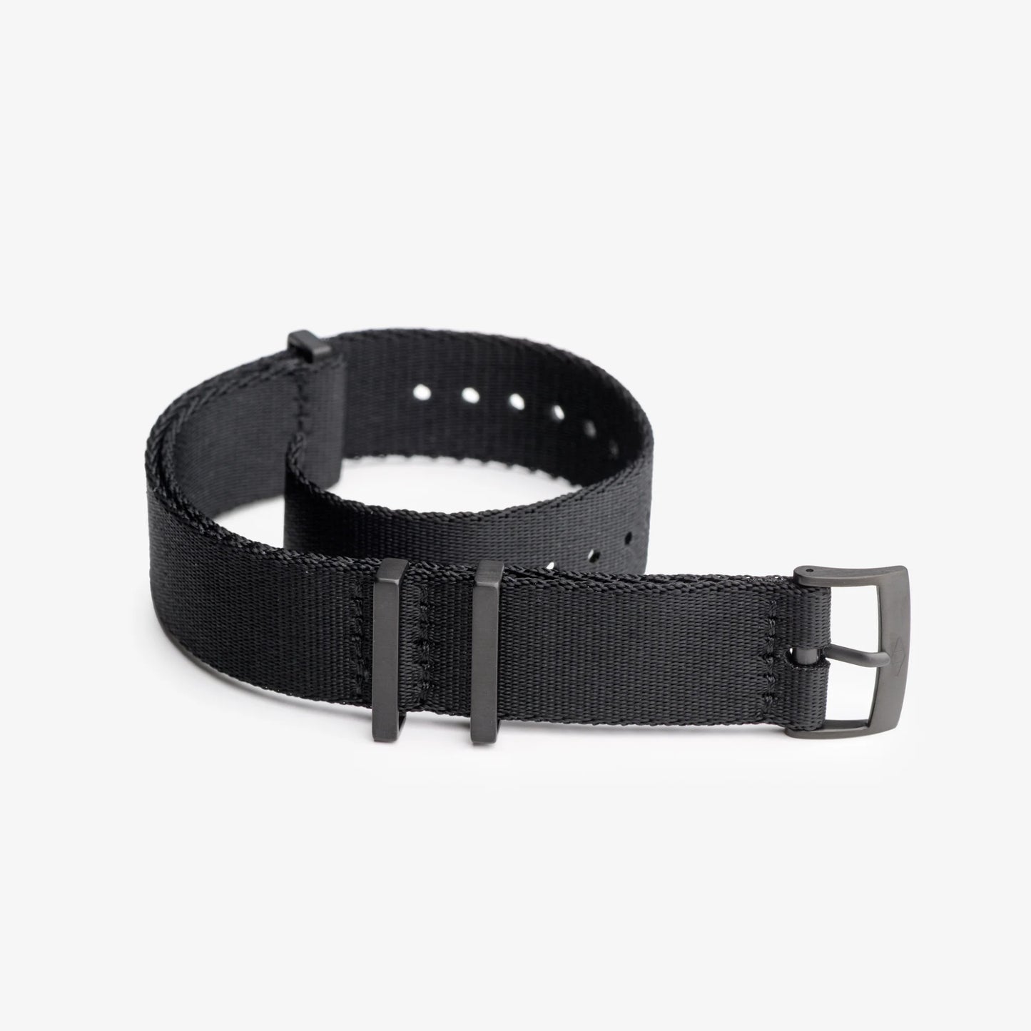 Black Nylon Watch Strap