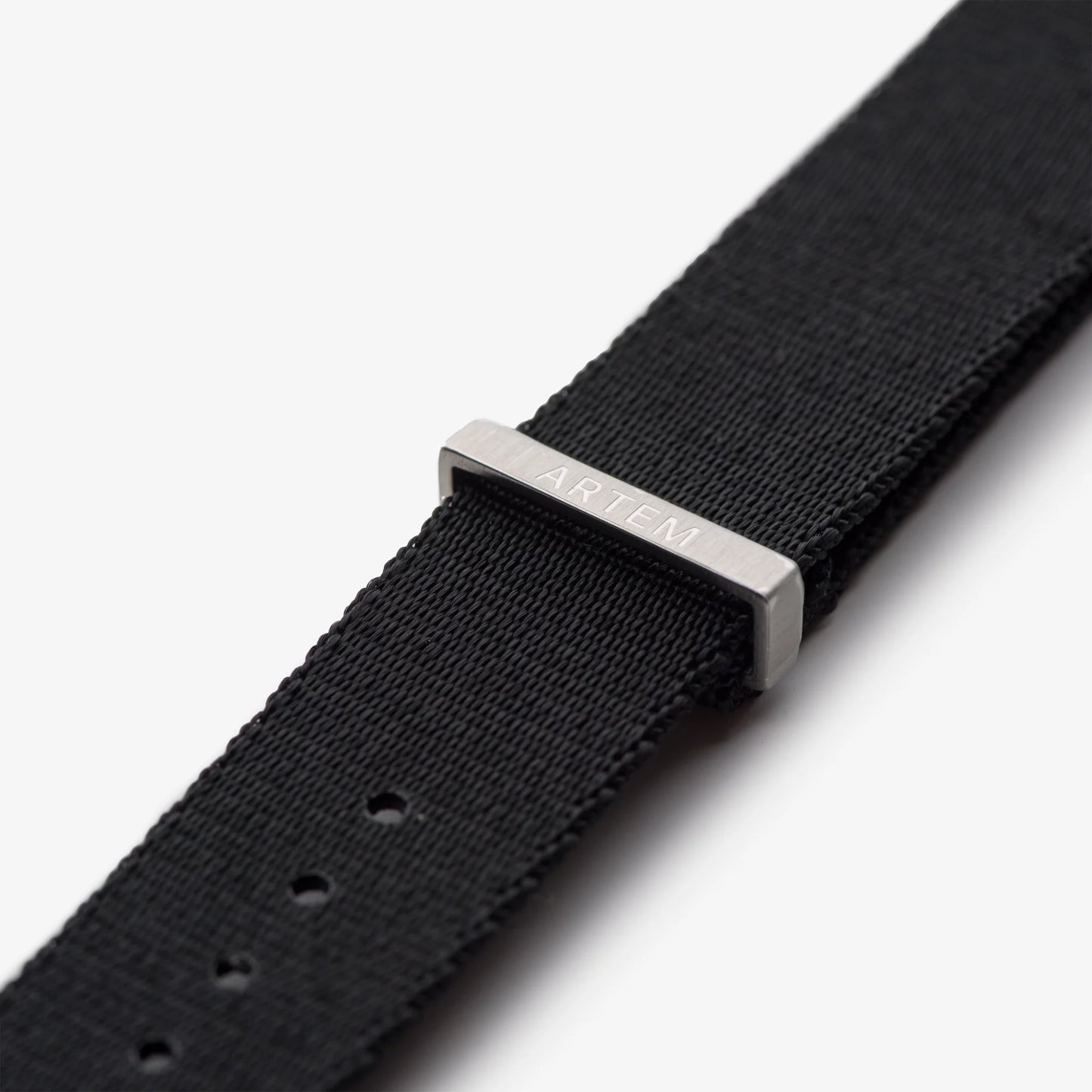 Black Nylon Watch Strap