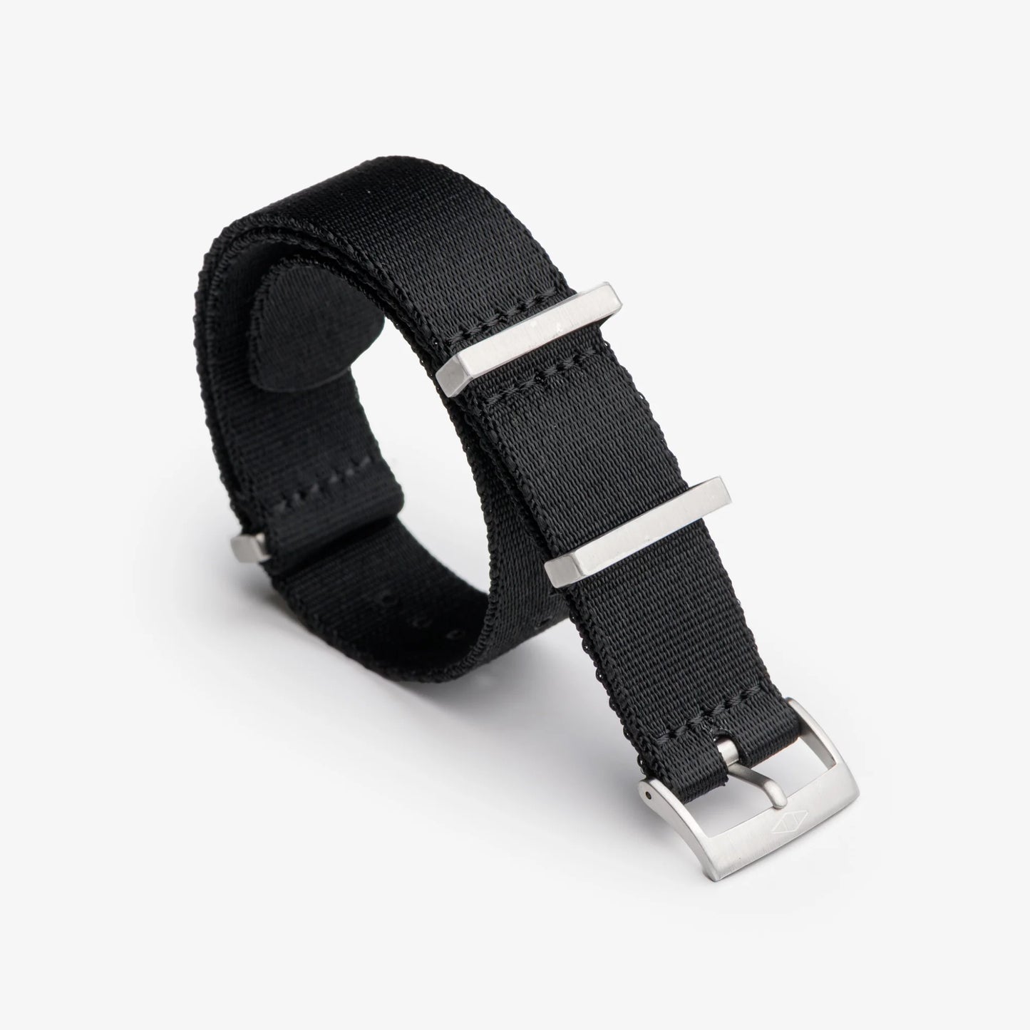 Black Nylon Watch Strap