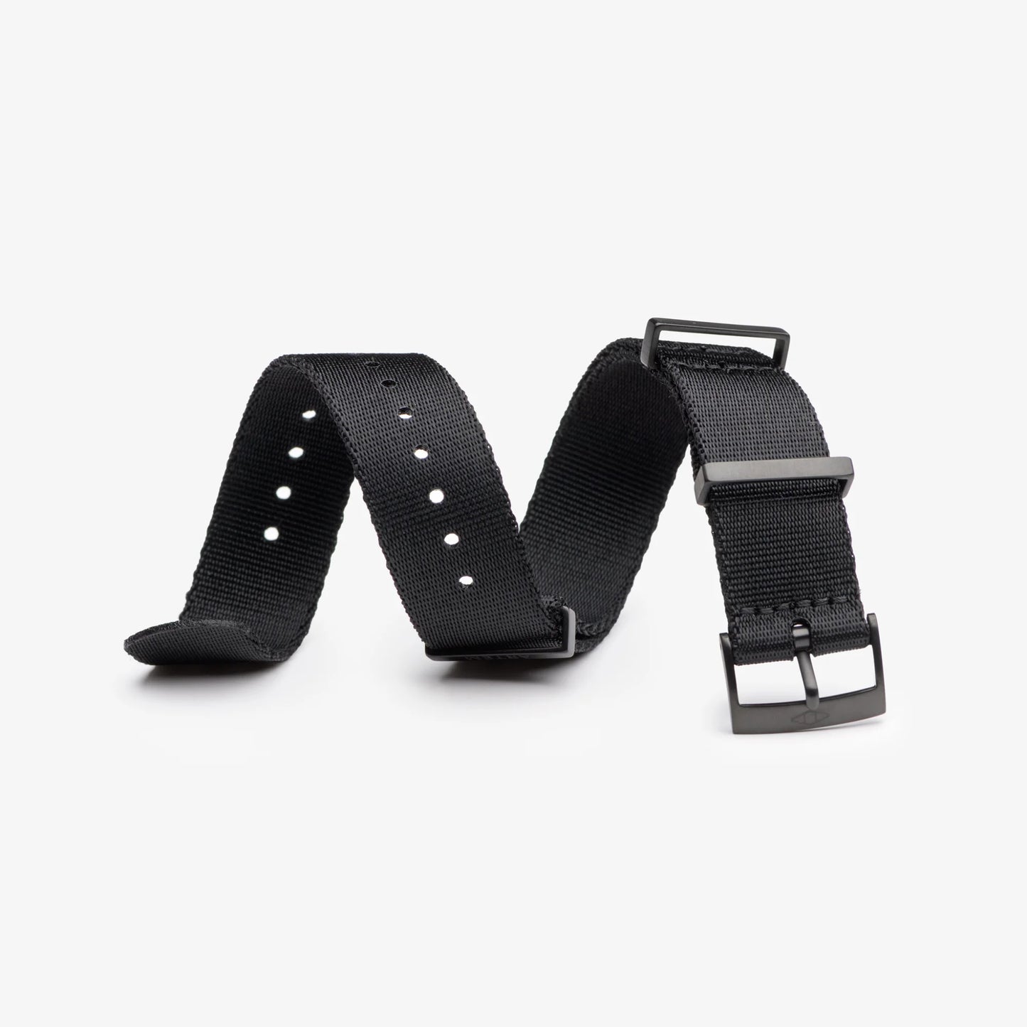 Black Nylon Watch Strap