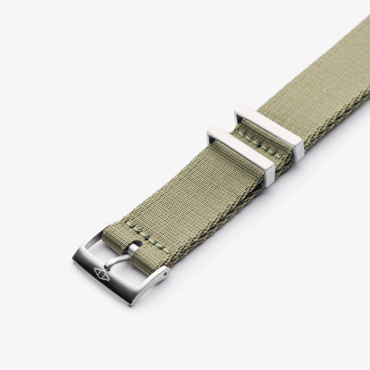 Khaki Green Nylon Watch Strap