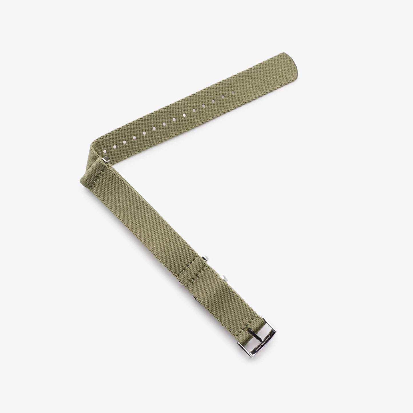 Khaki Green Nylon Watch Strap
