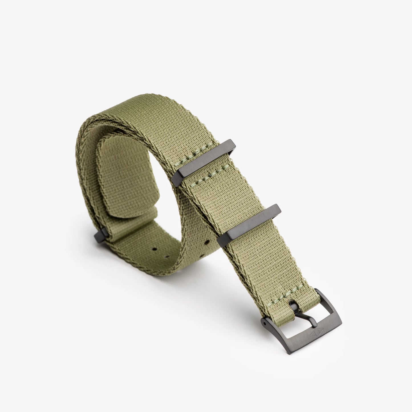 Khaki Green Nylon Watch Strap