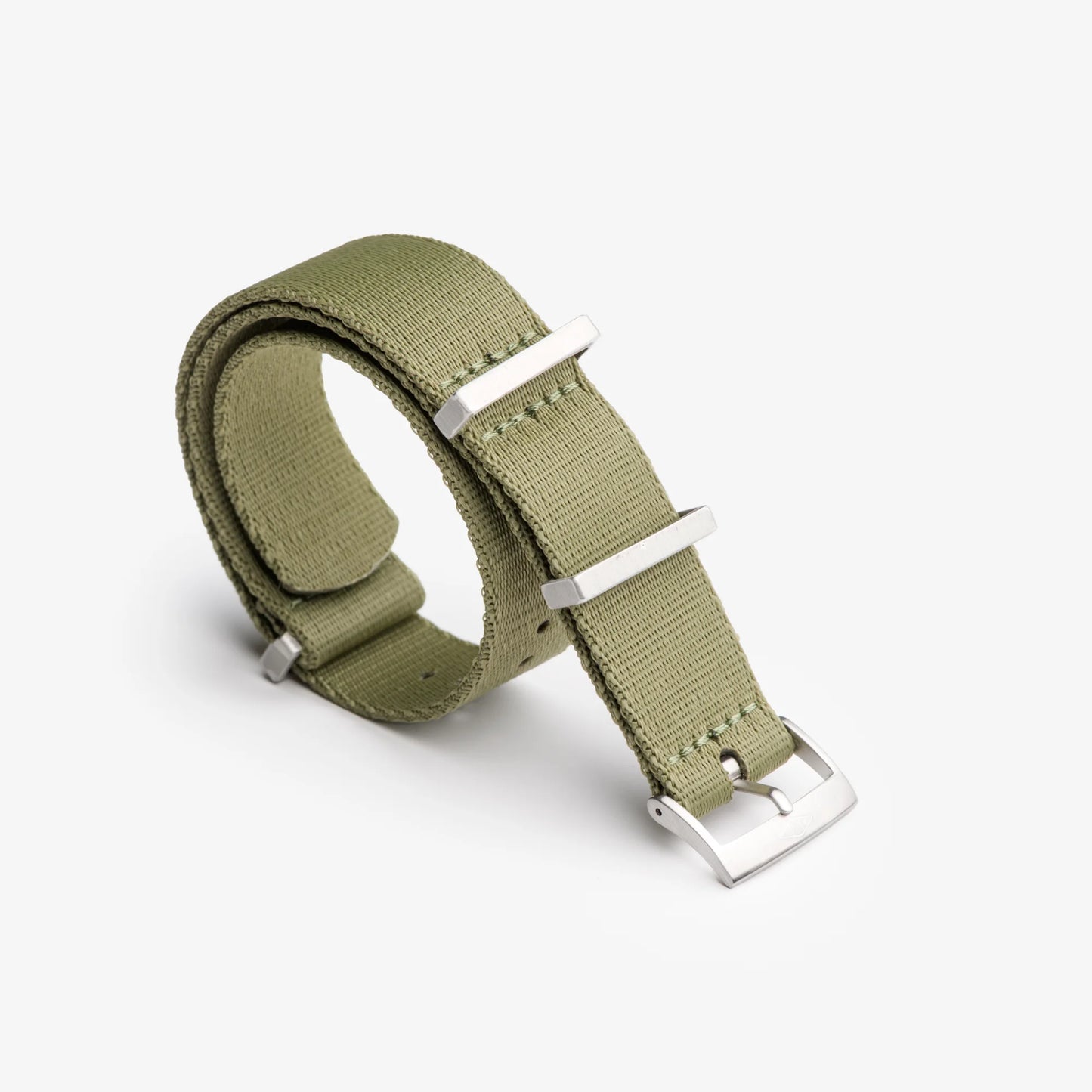 Khaki Green Nylon Watch Strap