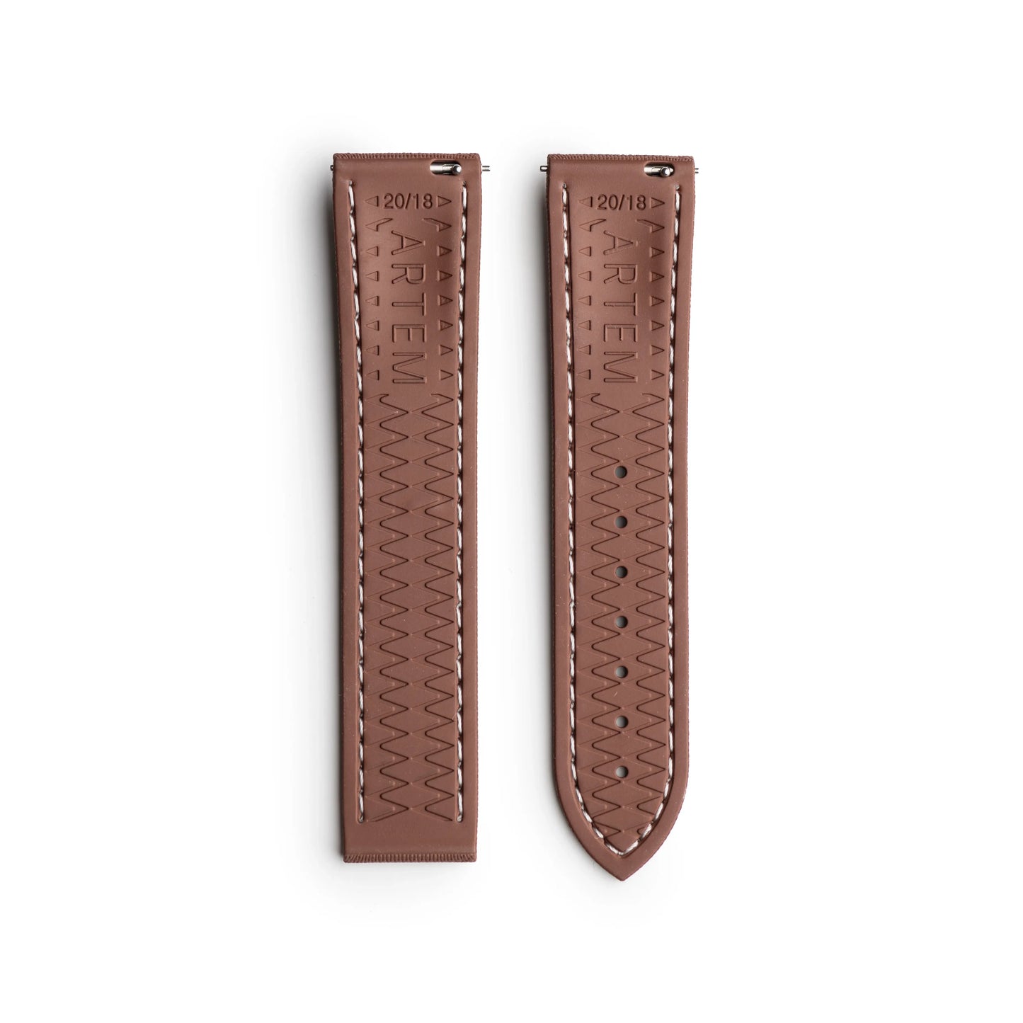 Loop-less™ HydroFlex™ | Nebula Dust Edition | Brown Strap with White Stitching
