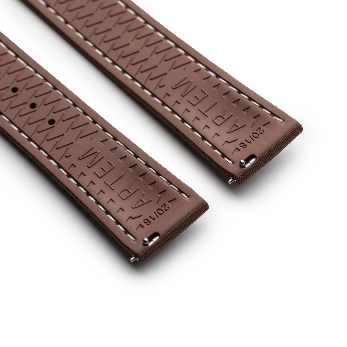 Loop-less™ HydroFlex™ | Nebula Dust Edition | Brown Strap with White Stitching