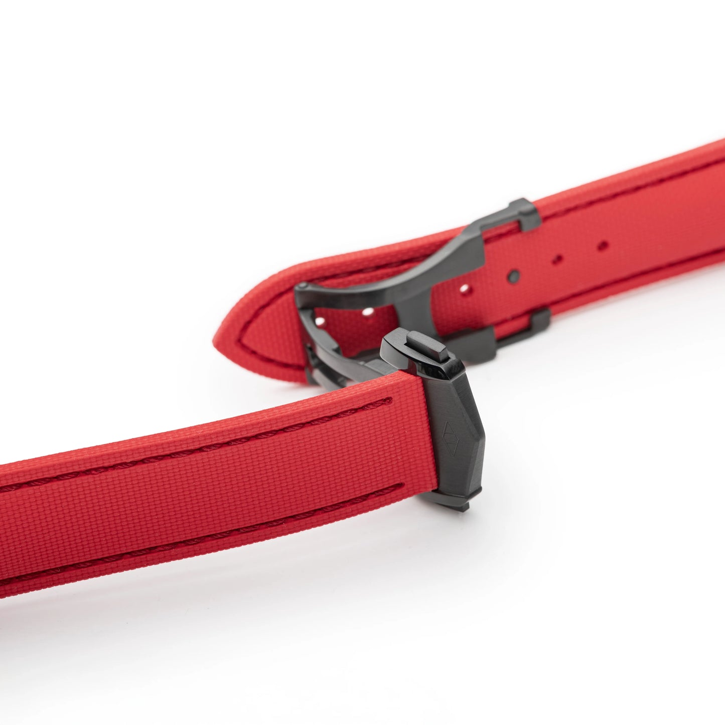 Loop-less™ HydroFlex™ | Blood Moon Edition | Red Strap with Red Stitching