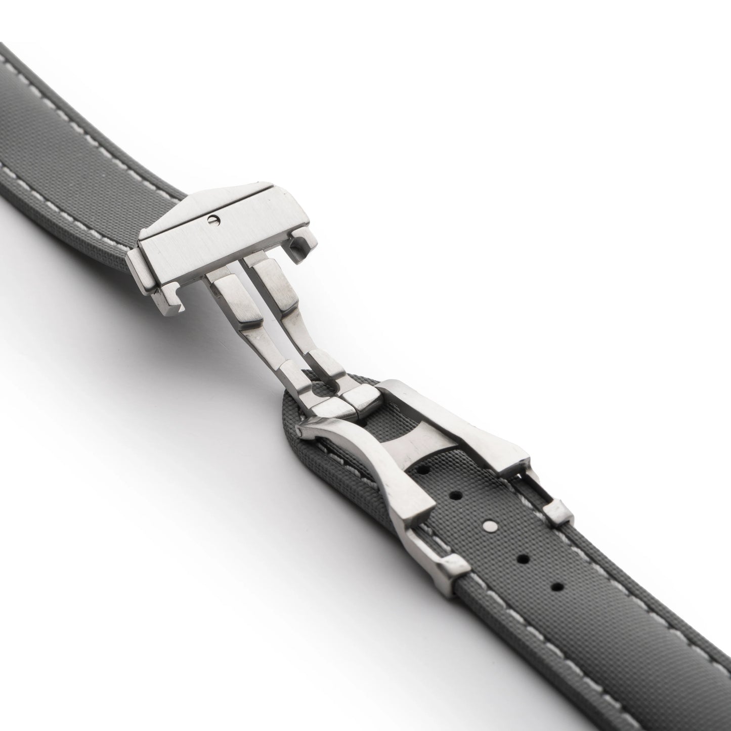 Loop-less™ HydroFlex™ | Lunar Ash Edition | Grey Strap with White Stitching