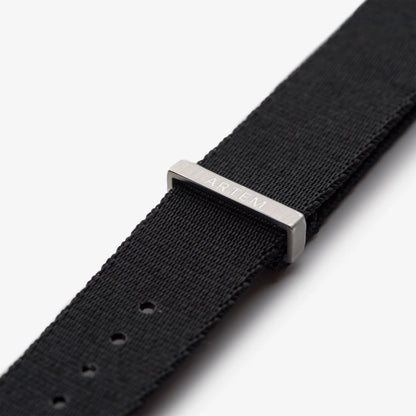 Black Nylon Watch Strap