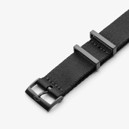 Black Nylon Watch Strap