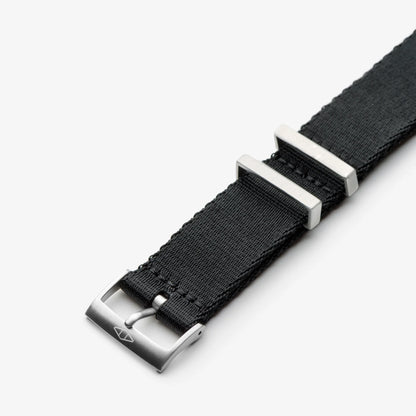 Black Nylon Watch Strap