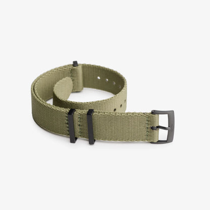 Khaki Green Nylon Watch Strap