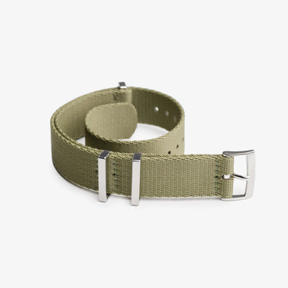 Khaki Green Nylon Watch Strap