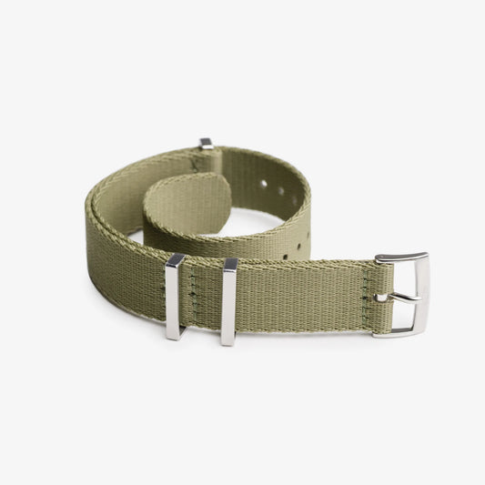 Khaki Green Nylon Watch Strap