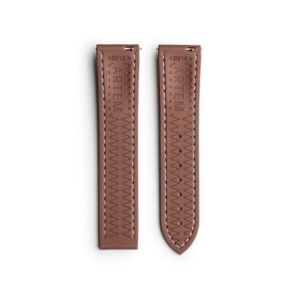 Loop-less™ HydroFlex™ | Nebula Dust Edition | Brown Strap with White Stitching