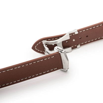 Loop-less™ HydroFlex™ | Nebula Dust Edition | Brown Strap with White Stitching
