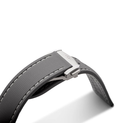Loop-less™ HydroFlex™ | Lunar Ash Edition | Grey Strap with White Stitching
