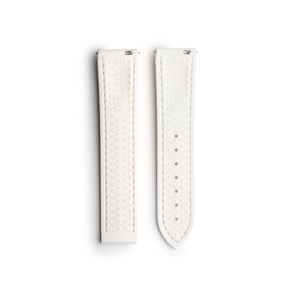 Loop-less™ HydroFlex™ | Nova Light Edition | White Strap with White Stitching