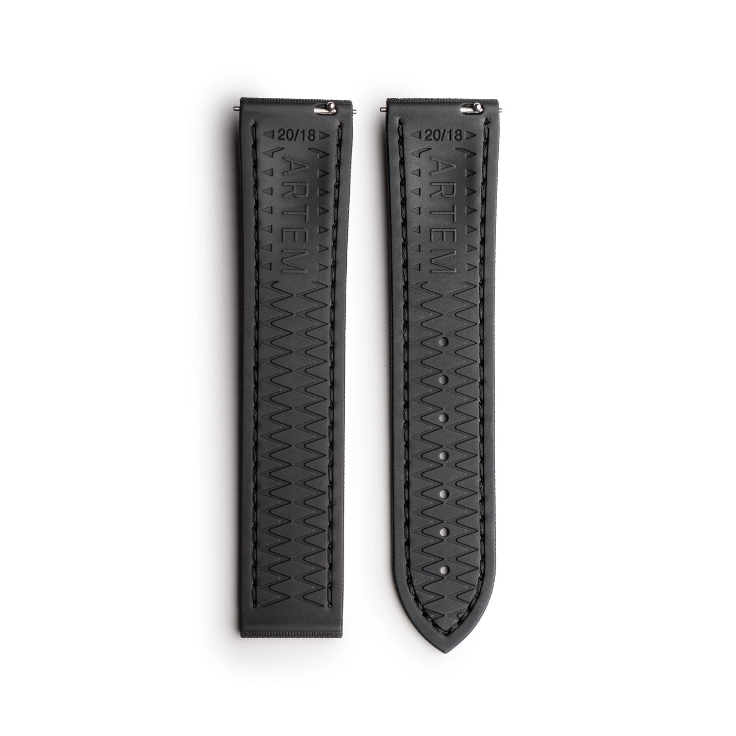 Loop-less™ HydroFlex™ | Dark Matter Edition | Black Strap with Black Stitching