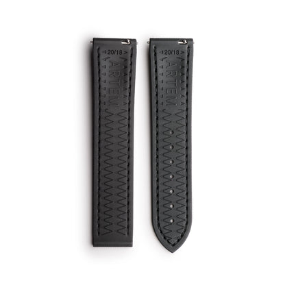 Loop-less™ HydroFlex™ | Dark Matter Edition | Black Strap with Black Stitching