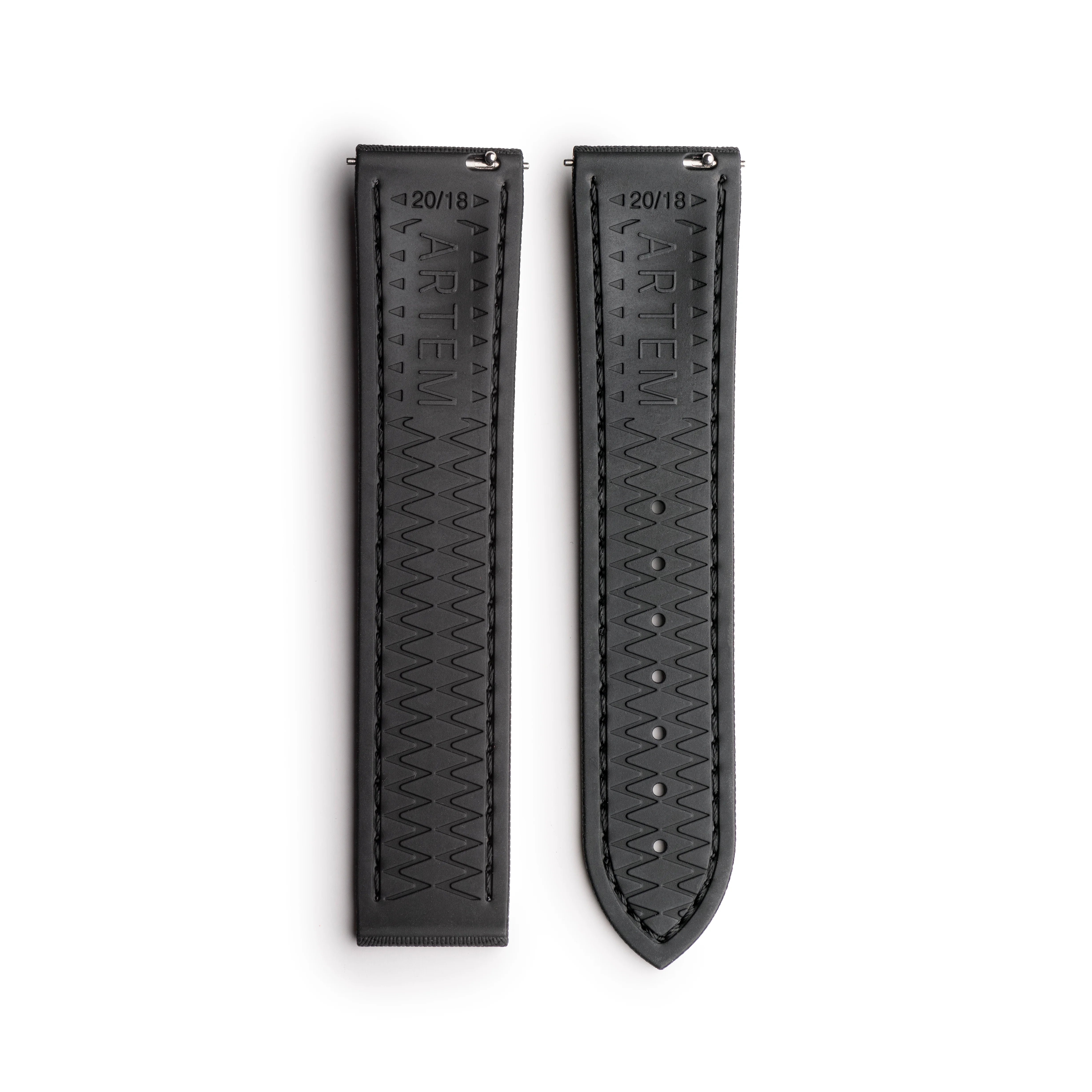 Loop-less™ HydroFlex™ | Dark Matter Edition | Black Strap with Black Stitching