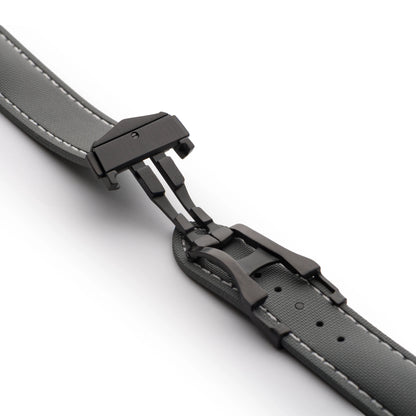 Loop-less™ HydroFlex™ | Lunar Ash Edition | Grey Strap with White Stitching