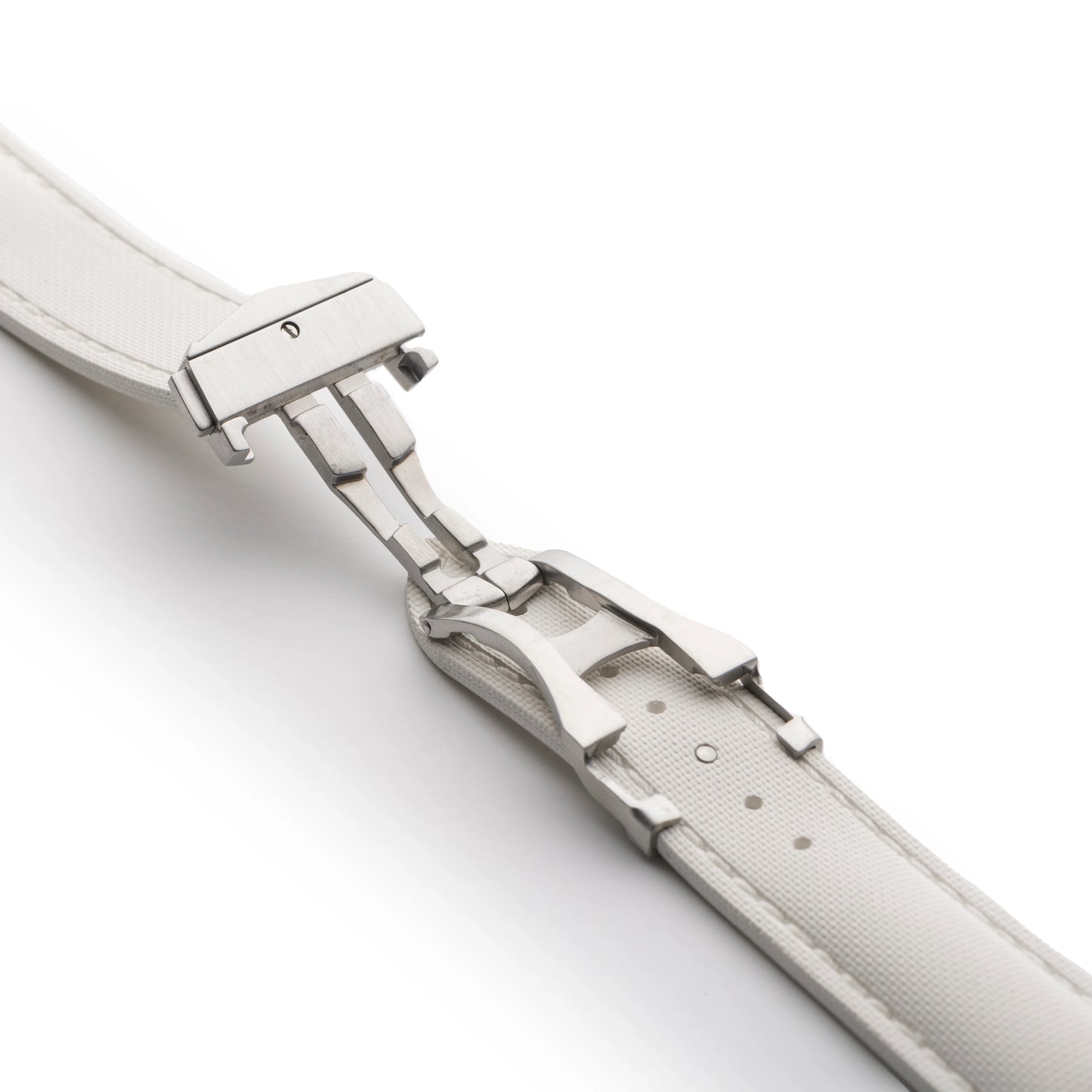 Loop-less™ HydroFlex™ | Nova Light Edition | White Strap with White Stitching