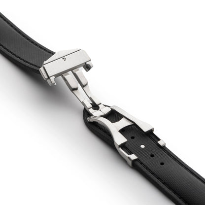 Loop-less™ HydroFlex™ | Dark Matter Edition | Black Strap with Black Stitching