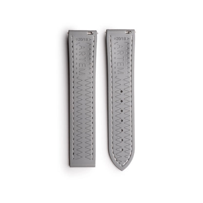 Loop-less™ HydroFlex™ | Lunar Ash Edition | Grey Strap with White Stitching